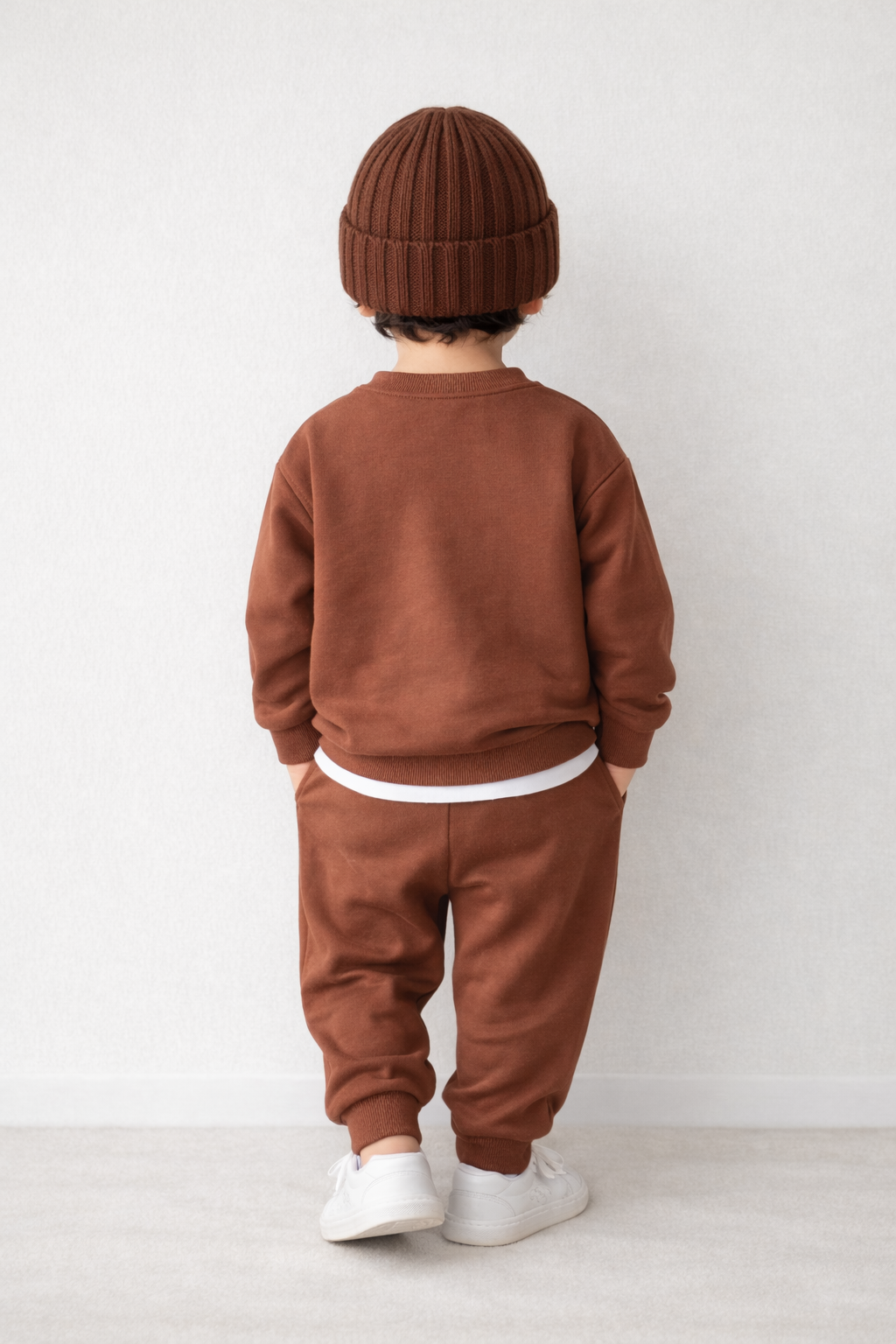 Bruin Teddy Joggingpak voor Kinderen – bruin