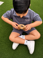Kinder Lounge Set met Rits – Stijlvol & Comfortable 
(Slate)
