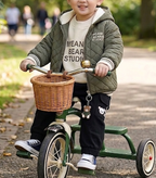 Peuterset met gewatteerde jas - Trui & broek - Groen